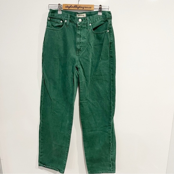 Madewell Baggy Straight Jeans: Garment-Dyed Edition - Picture 4 of 12